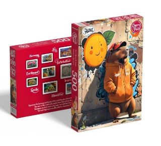 Obrázek z Puzzle CHERRY Kapybara s kapucí 500 dílků 